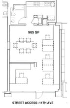 350 11th Ave, San Diego, CA à louer Plan d’étage– Image 1 sur 1