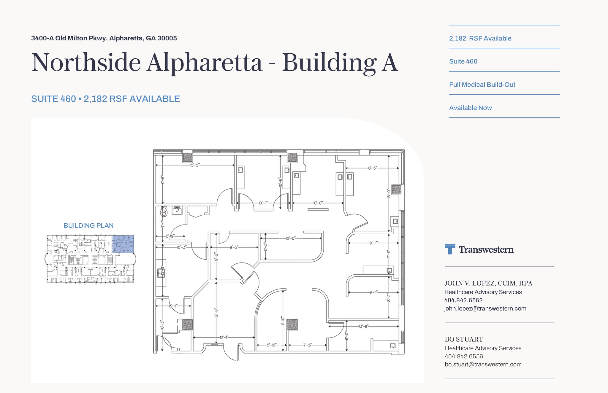 3400 Old Milton Pky, Alpharetta, GA à louer Plan d’étage– Image 1 sur 1