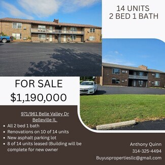 Plus de détails pour 971 Belle Valley Dr, Belleville, IL - Logement à vendre