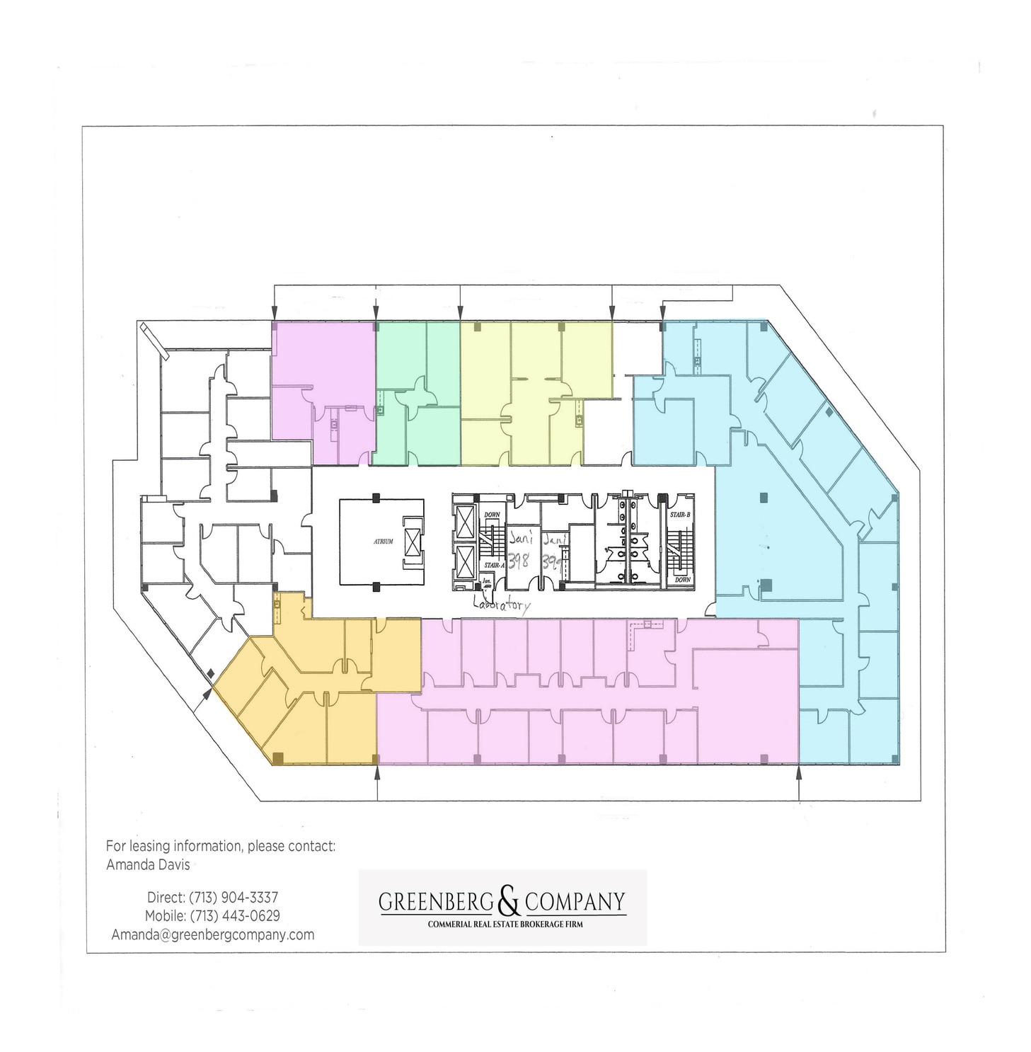10260 Westheimer Rd, Houston, TX à vendre Plan d’étage– Image 1 sur 1