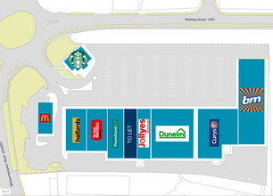 5 Watling St, Cannock à louer Plan de site– Image 2 sur 2