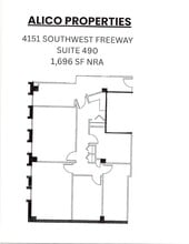 4151 Southwest Fwy, Houston, TX à louer Plan d’étage– Image 1 sur 1