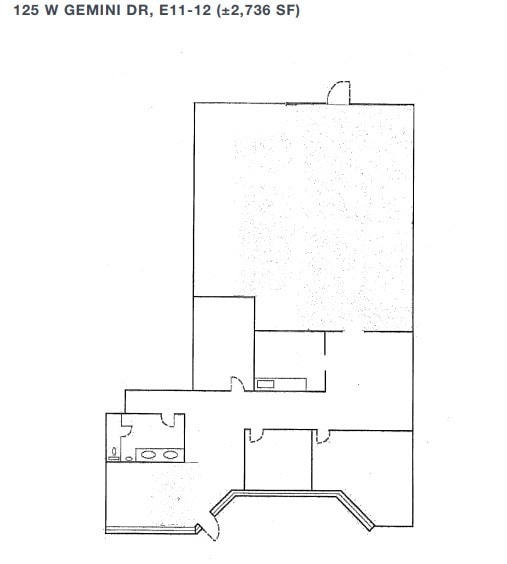 6105 S Ash Ave, Tempe, AZ à louer Plan d’étage– Image 1 sur 1