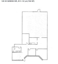 6105 S Ash Ave, Tempe, AZ à louer Plan d’étage– Image 1 sur 1