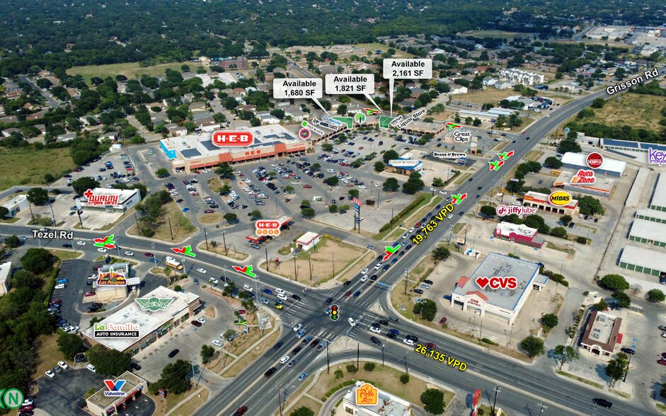 9179-9255 Grissom Rd, San Antonio, TX à louer - Aérien – Image 3 sur 4