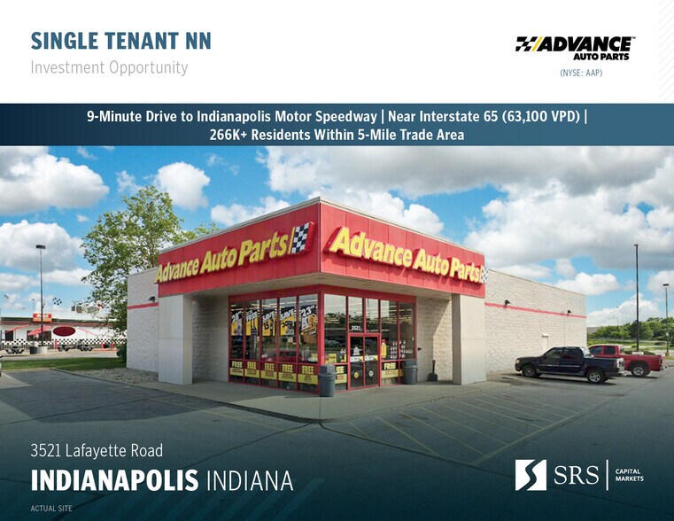 3521 Lafayette Rd, Indianapolis, IN à vendre - Photo de l’immeuble – Image 1 sur 5