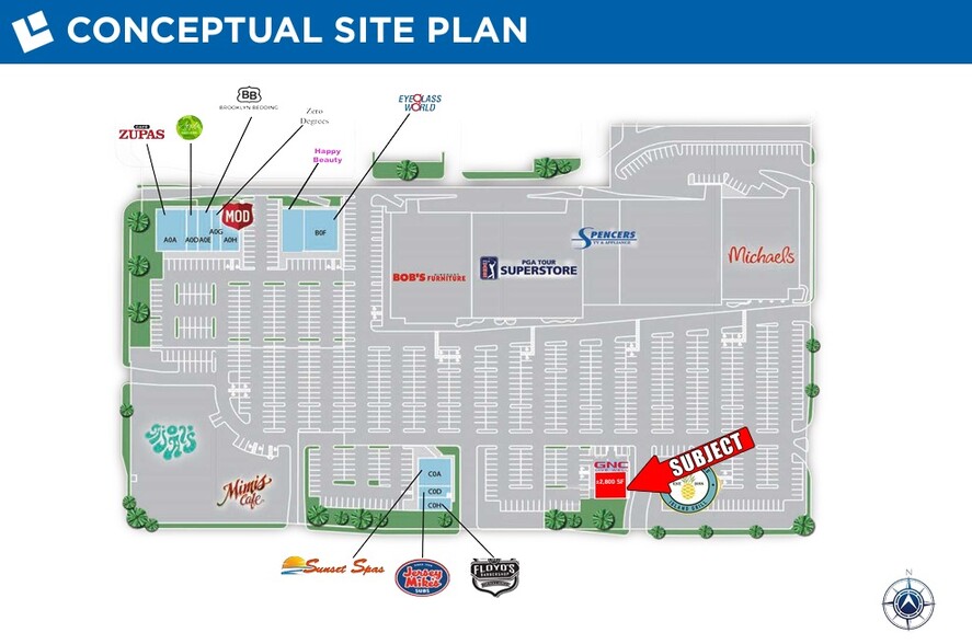 7320-7340 W Bell Rd, Glendale, AZ à louer - Plan de site – Image 2 sur 5