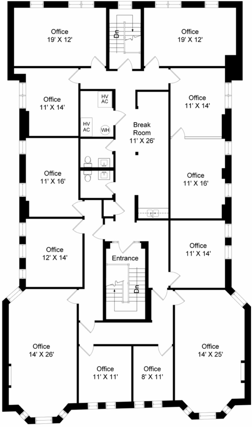 2730-2732 N Clark St, Chicago, IL à louer Plan d’étage– Image 1 sur 3