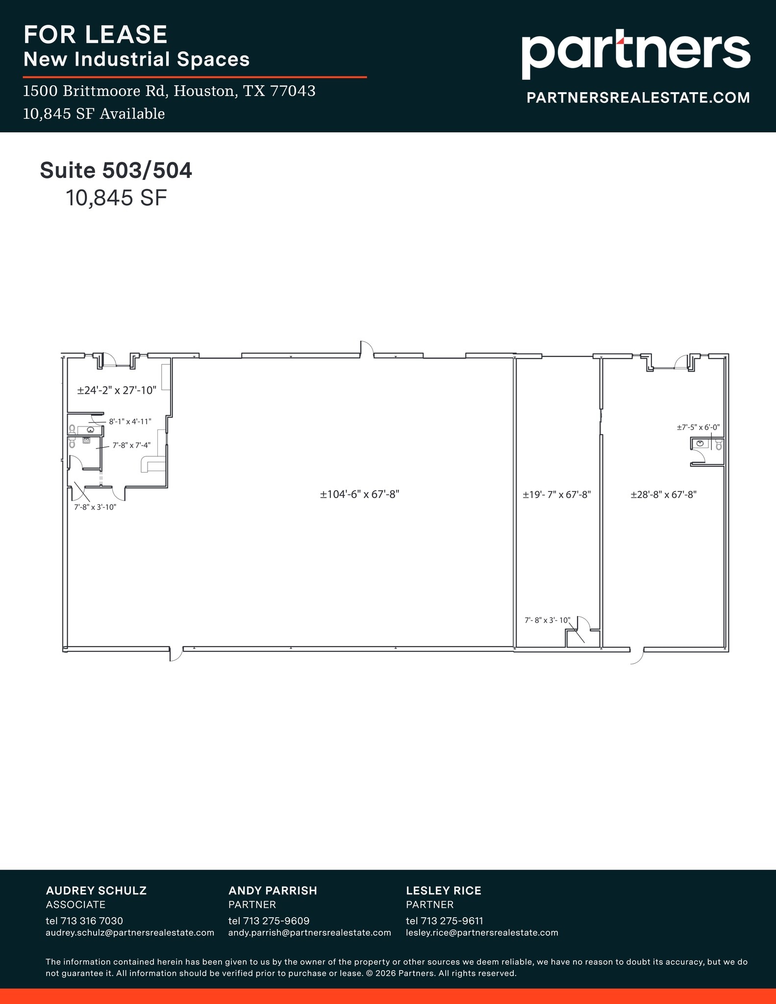 1500 Brittmoore Rd, Houston, TX à louer Plan de site– Image 1 sur 1