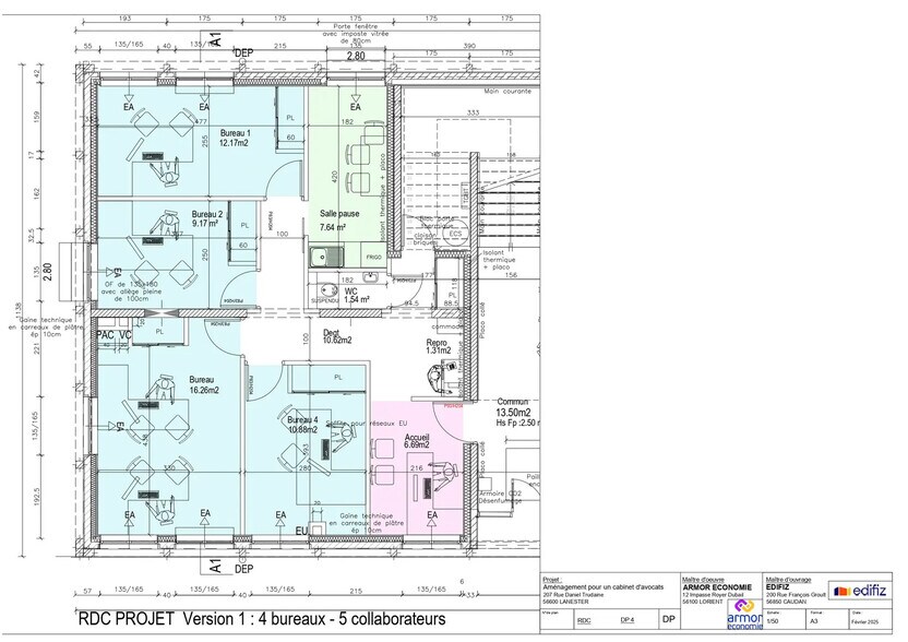 207 Rue Daniel-Charles Trudaine, Lanester à vendre - Plan d’étage – Image 1 sur 9