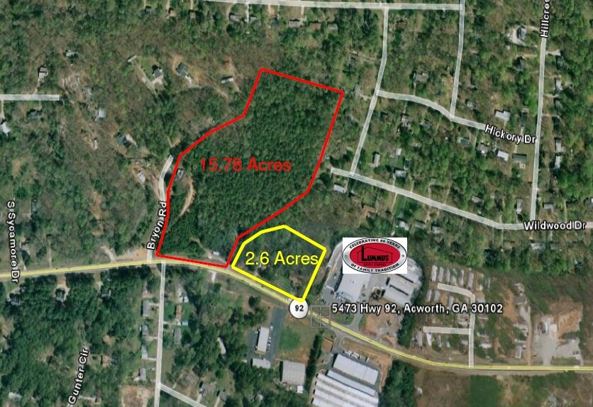 5399 Hwy 92, Acworth, GA à vendre - Aérien – Image 2 sur 8