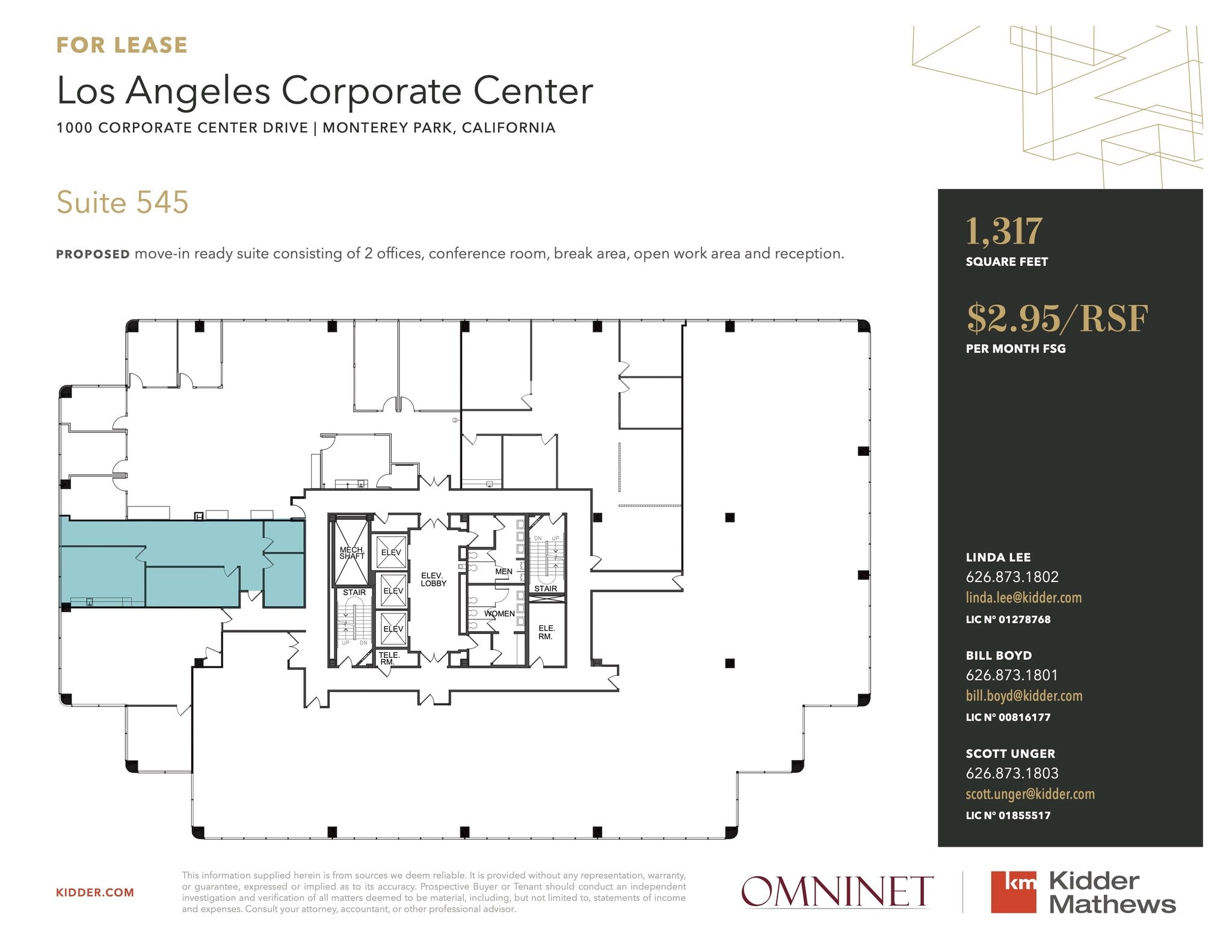 900 Corporate Center Dr, Monterey Park, CA à louer Plan d’étage– Image 1 sur 1