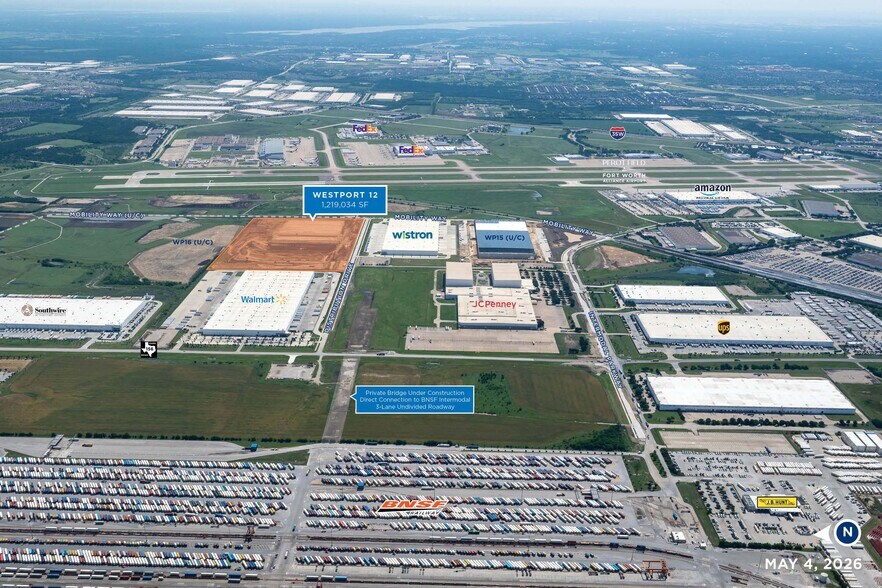 1501 Distribution Dr, Fort Worth, TX à louer - Aérien – Image 2 sur 5