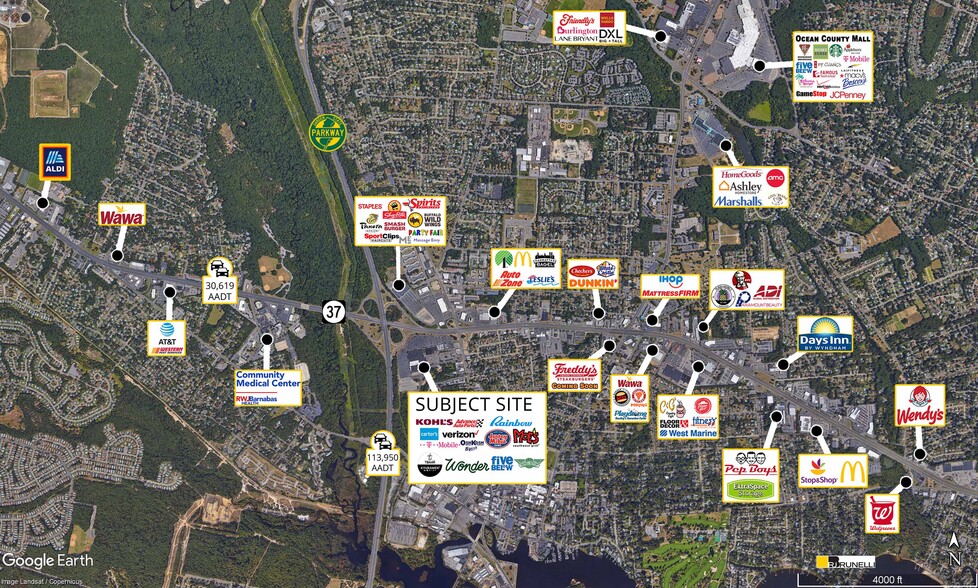 1a Route 37 W, Toms River, NJ à louer - Photo de l’immeuble – Image 3 sur 6