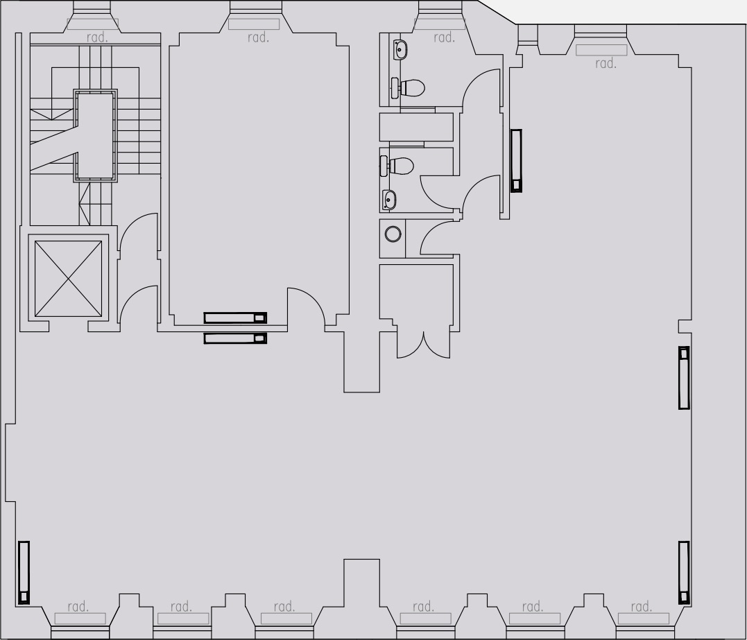 3-5 Melville St, Edinburgh à louer Plan d’étage– Image 1 sur 1