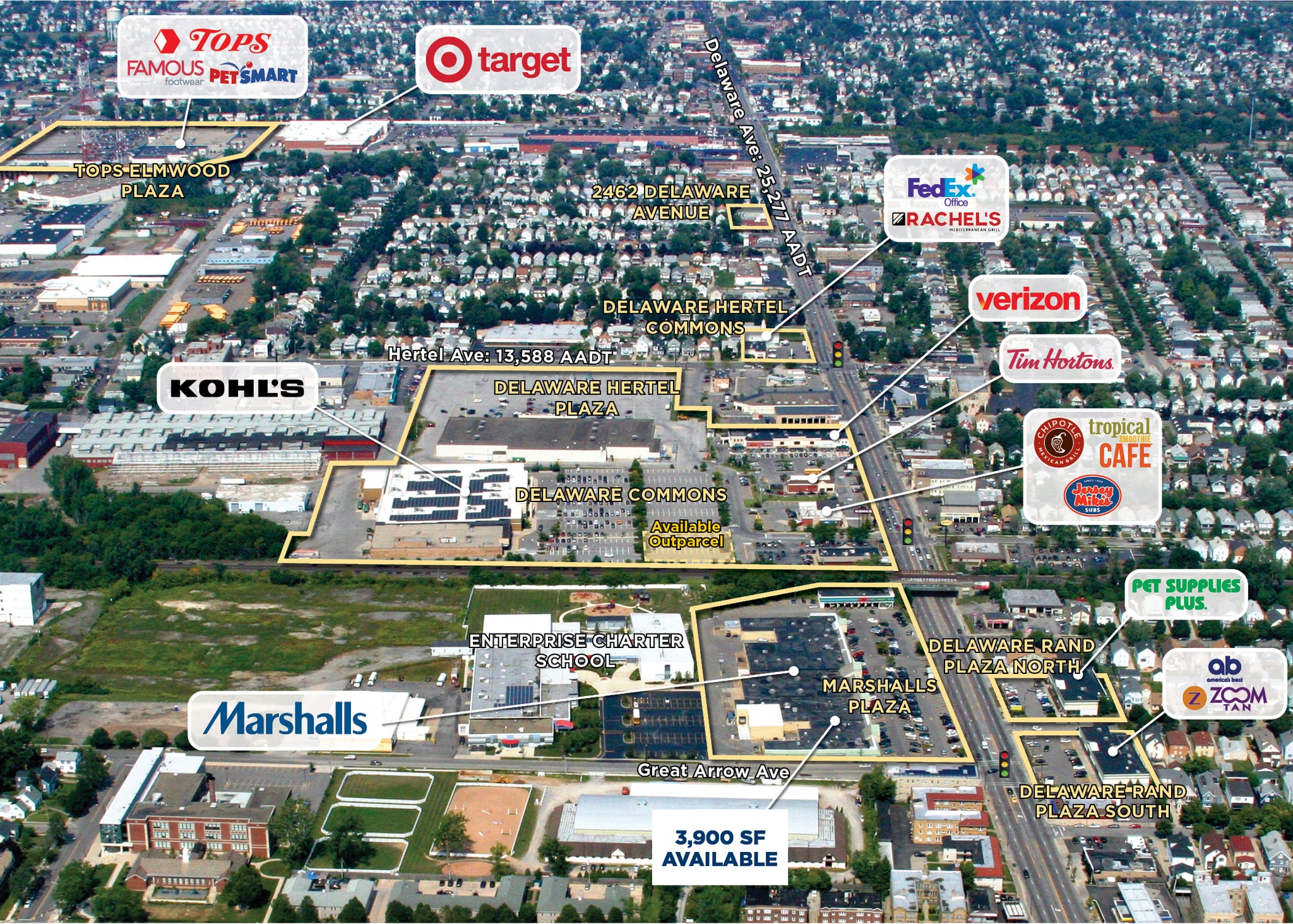 2150 Delaware Ave, Buffalo, NY à louer Photo de l’immeuble– Image 1 sur 1