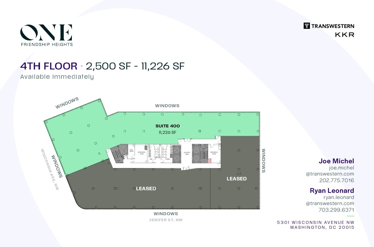 5301 Wisconsin Ave NW, Washington, DC à louer Plan d’étage– Image 1 sur 1