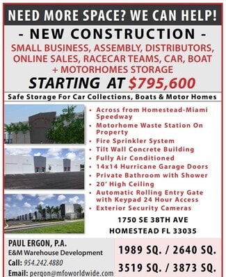Plus de détails pour 1750 SE 38th Ave, Homestead, FL - Industriel/Logistique à vendre