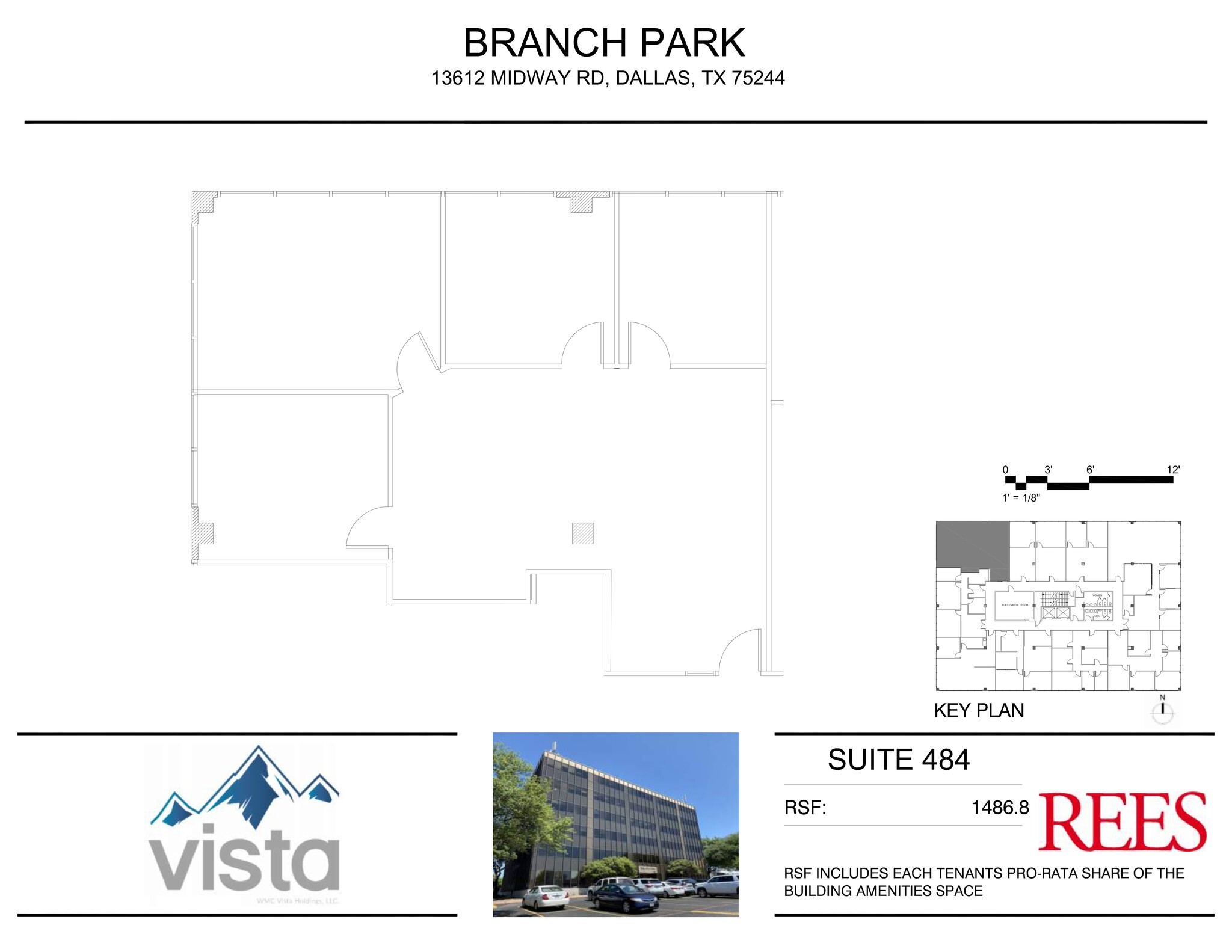 13740 Midway Rd, Farmers Branch, TX à louer Plan de site– Image 1 sur 1