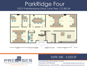 10375 Park Meadows Dr, Lone Tree, CO à louer Plan d’étage– Image 1 sur 1