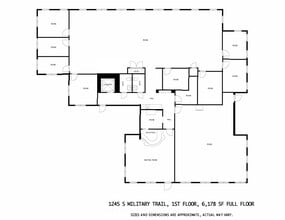 1245 S Military Trl, Deerfield Beach, FL à louer Plan d’étage– Image 1 sur 1