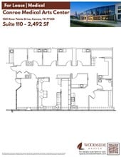 1501 River Pointe Dr, Conroe, TX à louer Plan d’étage– Image 2 sur 6