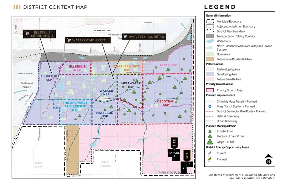 Edmonton Southeast Lands portefeuille de 3 biens à vendre sur LoopNet.fr - Aérien – Image 2 sur 3