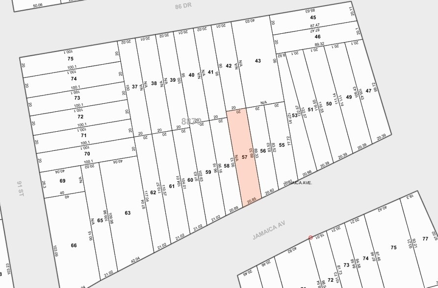 92-03 Jamaica Ave, Woodhaven, NY à louer - Plan cadastral – Image 3 sur 3
