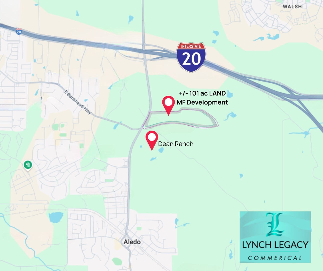 E Bankhead Hwy & FM 1187 Hwy, Aledo, TX à vendre Photo principale– Image 1 sur 7