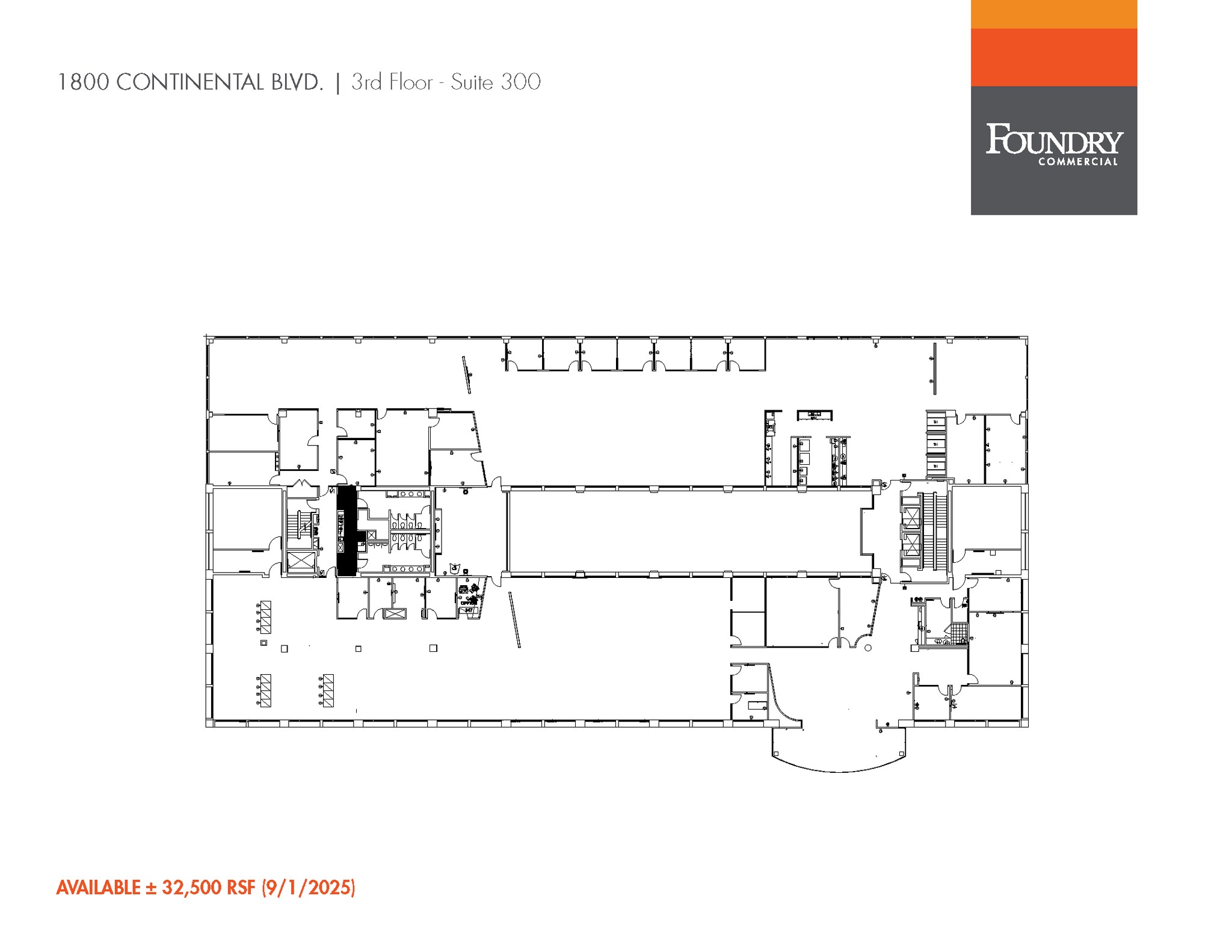1800 Continental Blvd, Charlotte, NC à louer Plan d’étage– Image 1 sur 1