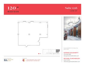 120 W Madison St, Chicago, IL à louer Plan d’étage– Image 1 sur 1
