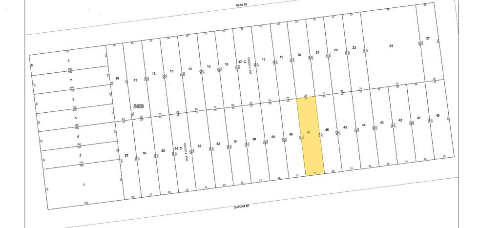151 Dupont St, Brooklyn, NY à vendre - Plan cadastral – Image 3 sur 5