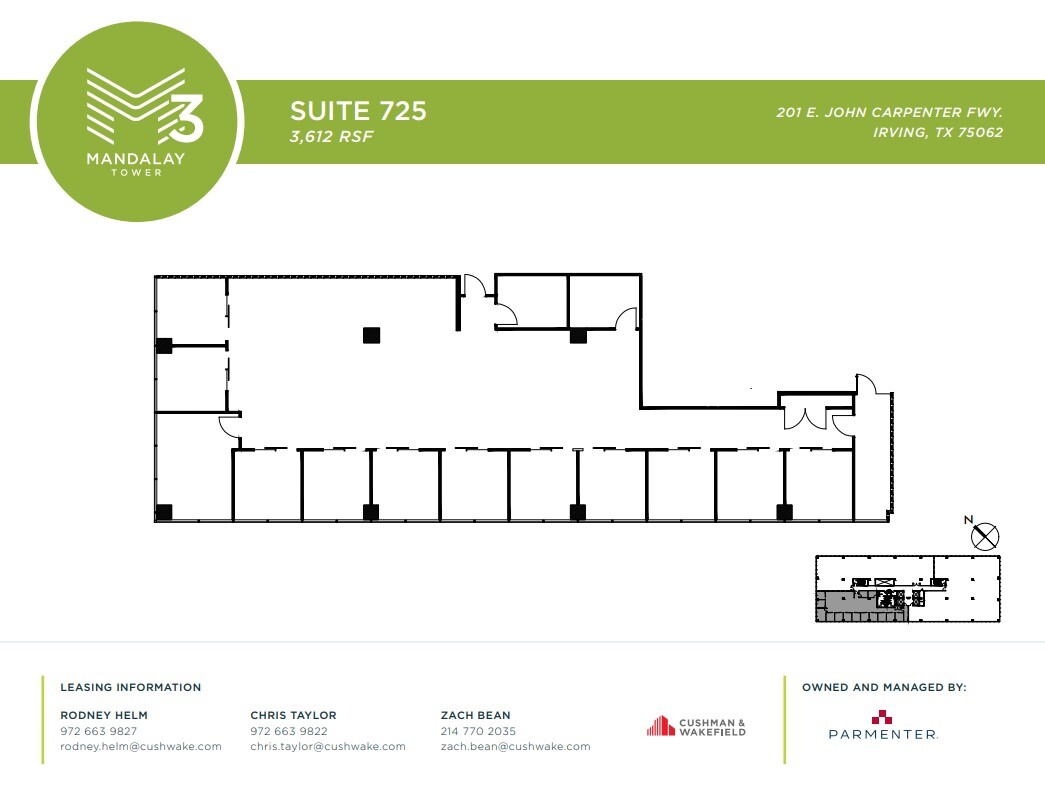 201 E John Carpenter Fwy, Irving, TX à louer Plan d’étage– Image 1 sur 1