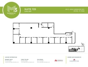 201 E John Carpenter Fwy, Irving, TX à louer Plan d’étage– Image 1 sur 1