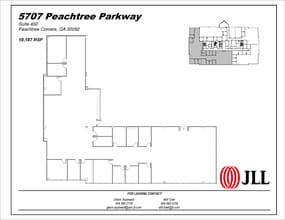 5707 Peachtree Pky, Peachtree Corners, GA à louer Plan d’étage– Image 2 sur 5