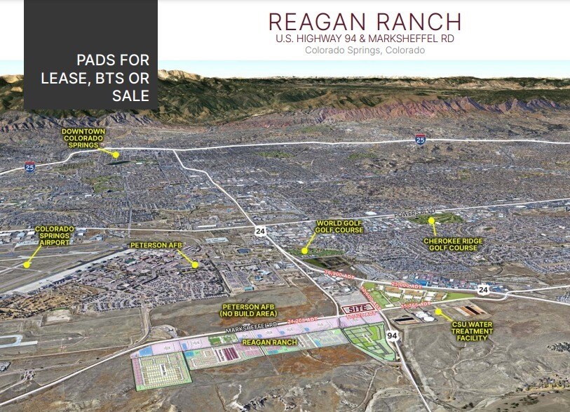 U.S. HIGHWAY 94 & MARKSHEFFEL RD, Colorado Springs, CO à louer Photo de l’immeuble– Image 1 sur 2