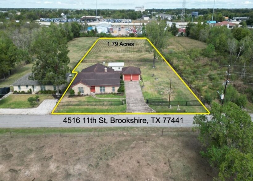 4516 11th St, Brookshire, TX à vendre - Aérien – Image 2 sur 7
