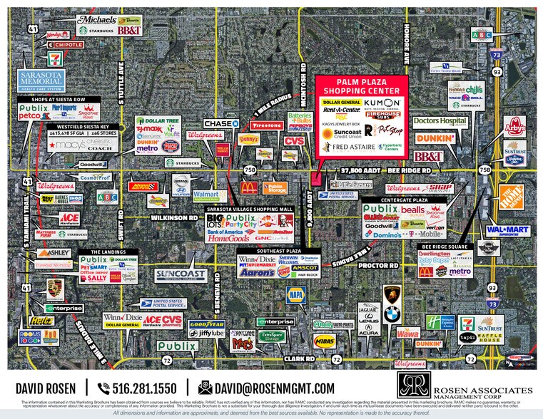 4400 Bee Ridge Rd, Sarasota, FL à louer - Aérien – Image 2 sur 43