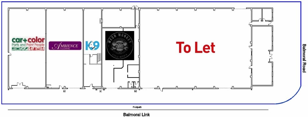 27 Balmoral Link, Belfast à louer - Plan d’étage – Image 3 sur 3