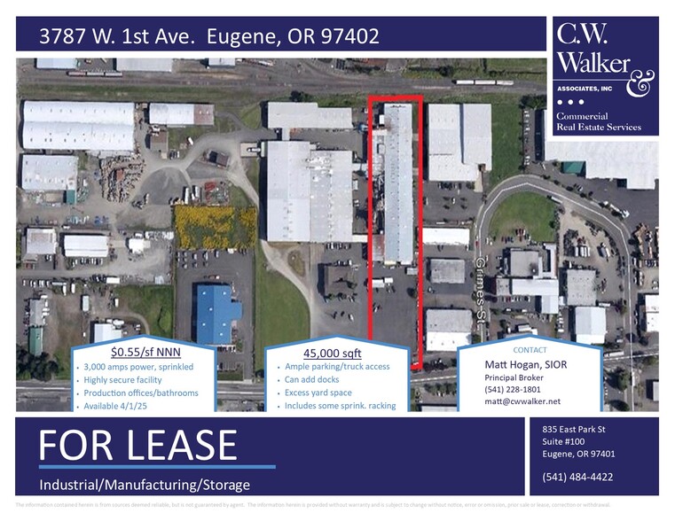 3787 W 1st Ave, Eugene, OR à louer - Photo de l’immeuble – Image 1 sur 6