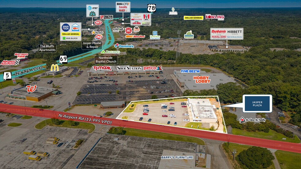 200 N Airport Rd, Jasper, AL à vendre - Photo de l’immeuble – Image 2 sur 5
