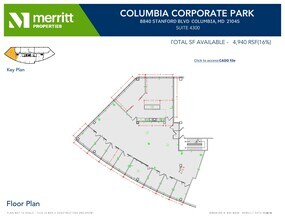 8830 Stanford Blvd, Columbia, MD à louer Plan d’étage– Image 1 sur 1