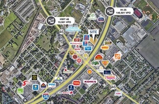 Plus de détails pour IH-35 & SH-46, New Braunfels, TX - Terrain à vendre