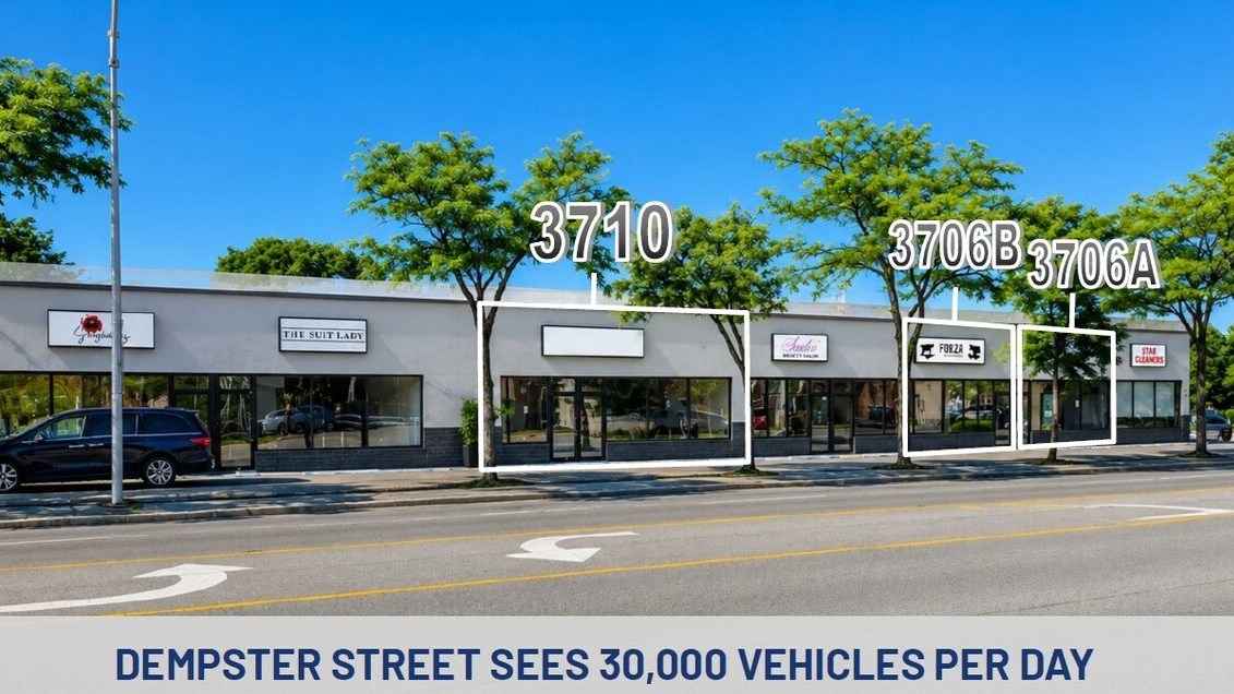 3704-3716 W Dempster St, Skokie, IL à louer Photo de l’immeuble– Image 1 sur 16
