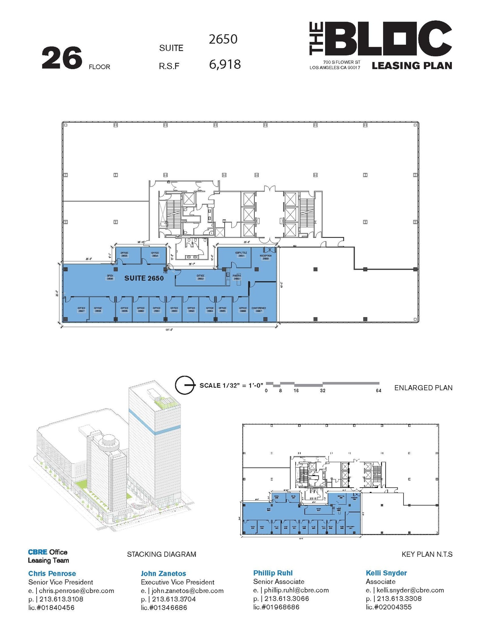700 S Flower St, Los Angeles, CA à louer Plan d’étage– Image 1 sur 1