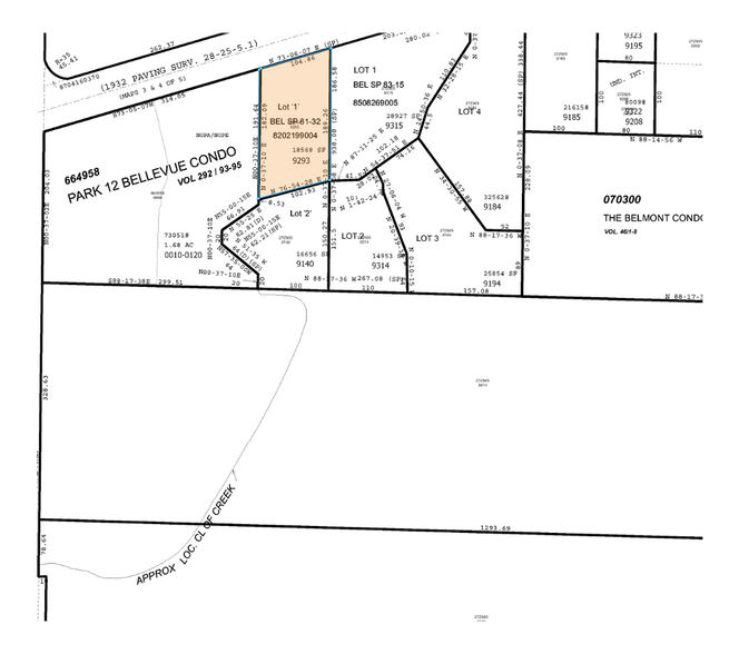 13629 NE Bel Red Rd, Bellevue, WA à louer - Plan cadastral – Image 3 sur 3