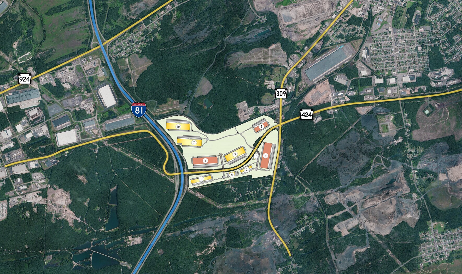 295 Exploration Dr, Hazle Township, PA à louer Plan de site– Image 1 sur 2
