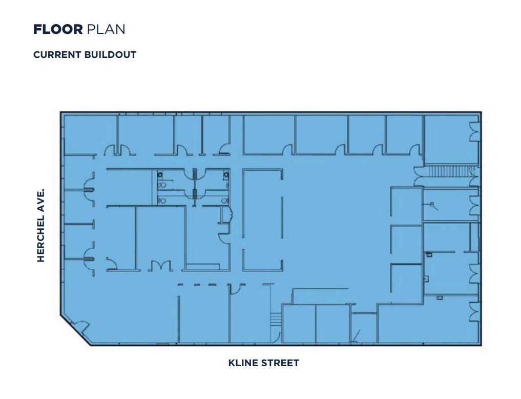 7701 Herschel Ave, La Jolla, CA à louer Plan d’étage– Image 1 sur 2