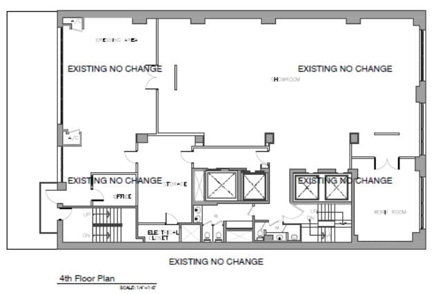 226 W 37th St, New York, NY à louer Plan d’étage– Image 1 sur 3