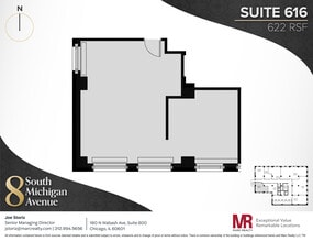 8 S Michigan Ave, Chicago, IL à louer Plan d’étage– Image 1 sur 1